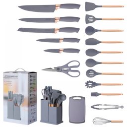 IRIS KT-017-GY De bucătărie dispozitiv set 19db-os gri