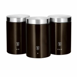 BERLINGER HAUS BH/6828 de stocare set 3 cu părţi negru