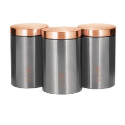 BERLINGER HAUS BH/6273 de stocare set 3 cu părţi Gri