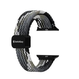 SWITCHEASY Apple Watch nylon curea de ceas S4-S9 42/44/45/49mm negru-gri