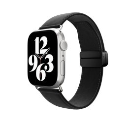 SWITCHEASY Apple Watch Piele curea de ceas S4-S9 42/44/45/49mm negru