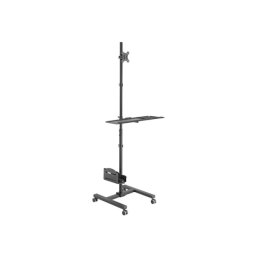EQUIP 650171 Munkaállomás stand 17"-32" negru