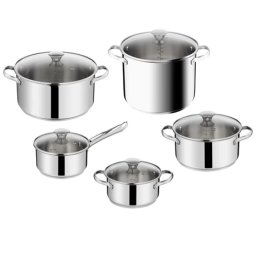 TEFAL H054AS55 Daily Cook Set vase 10 cu părţi inoxidabil oţel