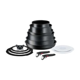 TEFAL L3999953 Ingenio Black Stone Set vase 13 cu părţi