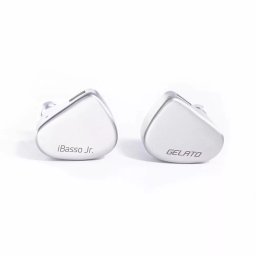 IBASSO Jr. Gelato In-ear monitor cască placat cu argint cupru 2-Pin cu cablu argint