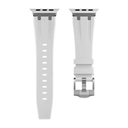 MYBANDZ Apple Watch Element curea de ceas 42/44/45/49 mm alb (argint)