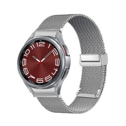 MYBANDZ Închideți-vă milanez metal curea de ceas Samsung Galaxy Watch 4-5-6 20mm argint