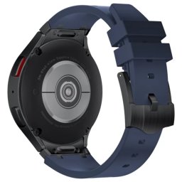 MYBANDZ Element silicon curea de ceas Samsung Galaxy Watch 4-5-6 20mm mélykék-fekete