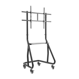 TECHLY ICA-TR38 cu roți stand de podea 60-105" negru