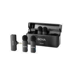 BOYA BY-V4 - 2.4 GHz cu patru canale cablu fără mikrofon 3.5 mm JACK cu conexiune