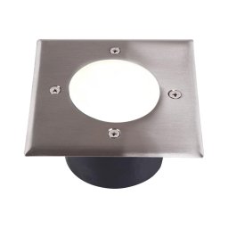 Corp de iluminat LED pentru căi de acces MIVO LED/3W/230V 12x12 cm IP67 crom mat