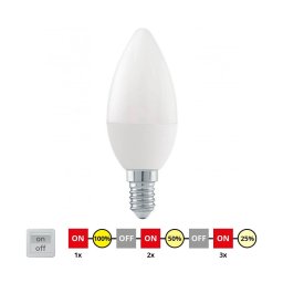 Bec LED dimabil Eglo 54834 C37 E14/6W/230V 3000K