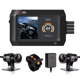 Secutek Sistem dual de camere pentru motocicletă S2DL – Bluetooth, Wi-Fi, GPS