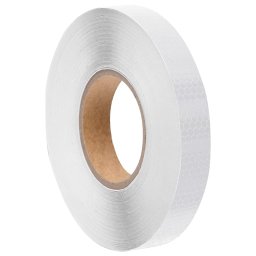 Banda reflectorizanta, alb, 2,5 cmx50 m PVC GartenMobel Dekor