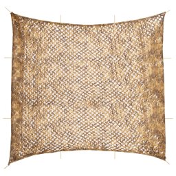 Plasa de camuflaj cu geanta de depozitare, nisipiu, 614x581 cm GartenMobel Dekor