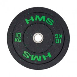 Greutate Bumper Plate 10 kg/51 mm HMS HTBR10-verde
