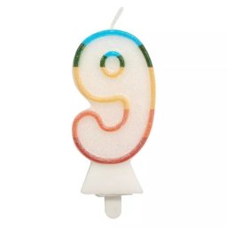 Lumânare colorată 8.5 cm - 9