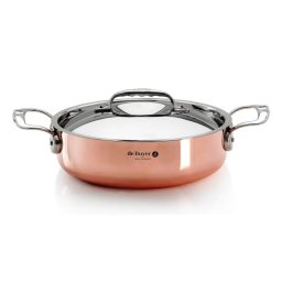 Tigai si seturi De Buyer Prima Matera Saucepot copper/steel low 28cm induction