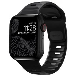 NOMAD GOODS Sport curea Apple Watch Ultra (49mm) 8/7 (45mm)/6/SE/5/4 (44mm)/3/2/1 (42mm) M/L negru