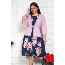 Compleu Elegant Spring Roz Pudra