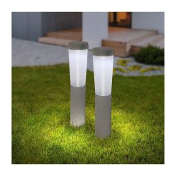 SET 2x corp de iluminat LED solar SOLAR LED/0,1W/3V 6000K IP44 Globo 33785-2
