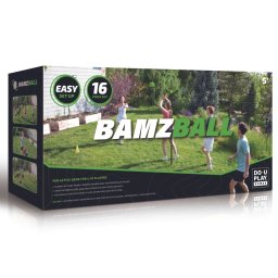 Joc exterior pentru copii Bamzball sau Arunca mingea, 16 piese, 4-8 jucatori, Hape