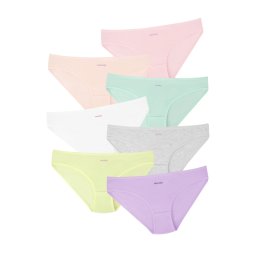 Chiloti basic dama, Emma Comfort, set 7 perechi (Marime chilot: S)