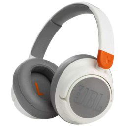 Casti audio over-ear pentru copii JBL JR460NC, Bluetooth, Active Noise Cancelling, Microfon, Alb