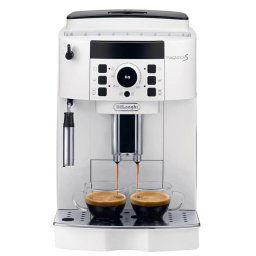 Espressor Automat De'Longhi, ECAM 21.117 Wh, 1450W, 15 bar, Rasnita cafea integrata, Alb