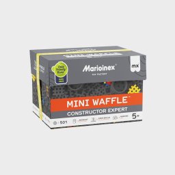 Set de construit cu blocuri, Marioinex Mini Waffle, Expert constructor, 501 piese