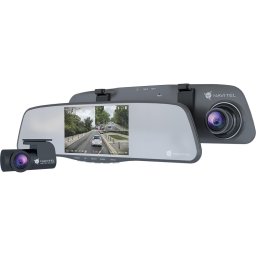 Camera auto DVR Navitel MR255 NV, display IPS 5", Full HD, 2 camere, Night Vision,G-Senzor, Gri