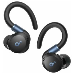 Casti True wireless Anker Soundcore Sport X20, Tehnologie Noise Cancelling, Bluetooth 5.3, IP68, Deep Bass Negru
