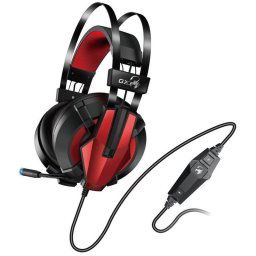 Casti Genius Genius HS-G710V, Casti pentru jocuri, Casti cu microfon, control volum, Rosu (31710014400)