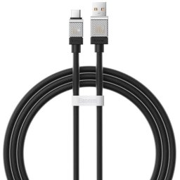 Cablu de date Baseus CoolPlay CAKW000601, USB 2.0 - USB-C, 1m, Black