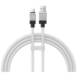 CABLU alimentare si date Baseus, Fast Charging Data Cable pt. smartphone, USB (T) la USB Type-C (T), 100W, 1m, alb