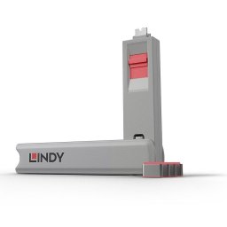 Blocker Lindy LY-40425, USB-C, Grey-Pink, 4 bucati