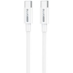 Cablu Date si Incarcare USB-C - USB-C BLUE Power BBX44, 100W, 1m, Alb