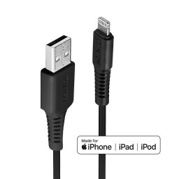 CABLU alimentare si date Lindy pt.smartphone, Lightning la USB 2.0, 3 m, PVC, Negru, "LY-31322