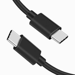 CABLU alimentare si date SPACER, pt. smartphone, USB Type-C (T) la USB Type-C(T), PVC, 1m, Negru "SPDC-TYPEC-TYPEC-PVC-BK-1.0