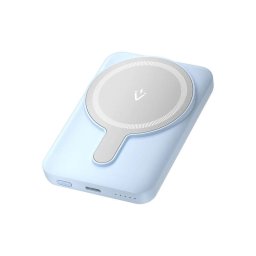 Baterie externa portabila Vention FHSL0, 5000 mAh, 20W, Magnetic Wireless, 1 x USB-C, 166g, Albastru