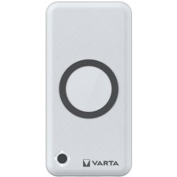Baterie Externa Wireless Varta Energy, 20000mAh, 18W, QC + PD + FQI, 1 x QI - 1 x USB-C - 2 x USB-A, Alba