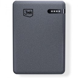 Baterie Externa 3MK Pocket, 5000mAh, 12W, 1 x USB-C, Gri