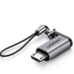 Adaptor Micro-USB la Type-C, FCP, QC 2.0,480Mbps, Ugreen (50590), Gray