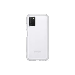 Husa de protectie Samsung Soft Clear Cover pentru Galaxy A03s, Transparent