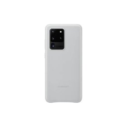 Husa de protectie Samsung Leather Cover pentru S20 Ultra, Gri
