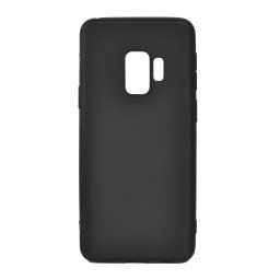 Husa Samsung S9 Spacer, negru, grosime 1 mm, material flexibil TPU, ColorFull Matt Ultra Negru