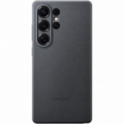 Husa de protectie Samsung Kindsuit Leather Case pentru Galaxy S25 Ultra, Negru