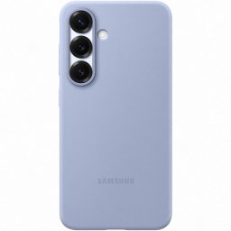 Husa de protectie Samsung Silicone Case pentru Galaxy S25, Albastru deschis