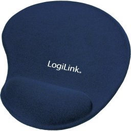 Mousepad Logilink ID0027B, cauciuc si gel, 200 x 220 x 3 mm, Albastru