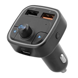 Modulator FM TNB FMCT08, Bluetooth 5.0, USB x 2 Port USB, Negru
